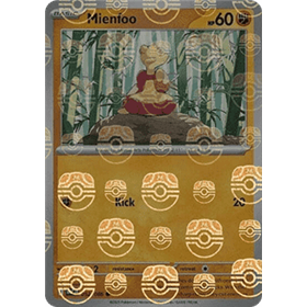 WHT 052 - Mienfoo - MasterBall Reverse Holo WHT 052 - Mienfoo - MasterBall Reverse Holo