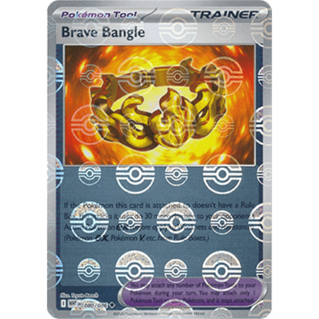 WHT 080 - Brave Bangle - PokeBall Reverse Holo