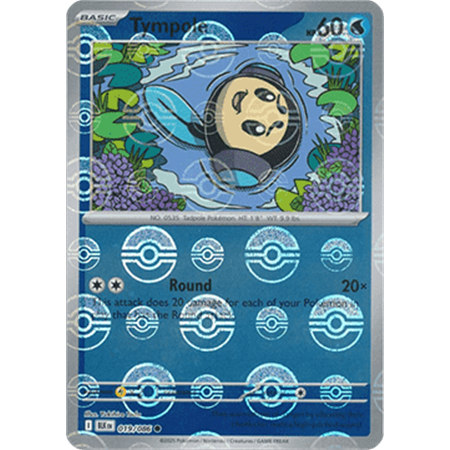BLK 019 - Tympole - PokeBall Reverse Holo