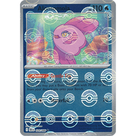 BLK 024 - Alomomola - PokeBall Reverse Holo