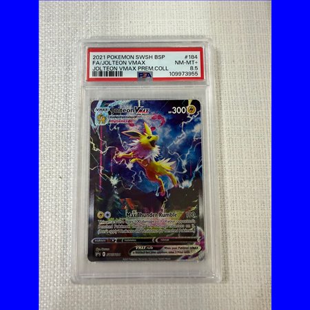 PSA - SWSH 184 - Jolteon VMAX (8.5)