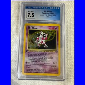 CGC - JU 006 - Mr. Mime 1st Edition (7.5)