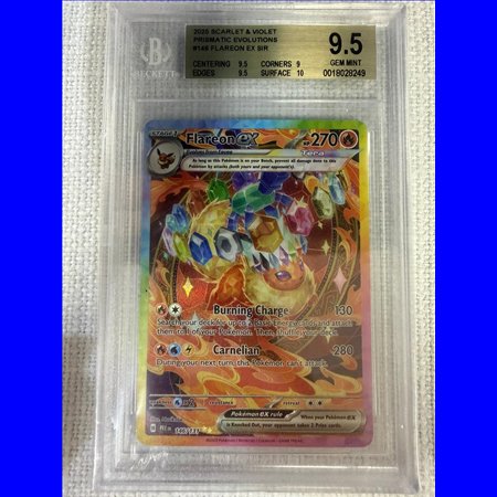 BGS - PRE 146 - Flareon ex (9.5)