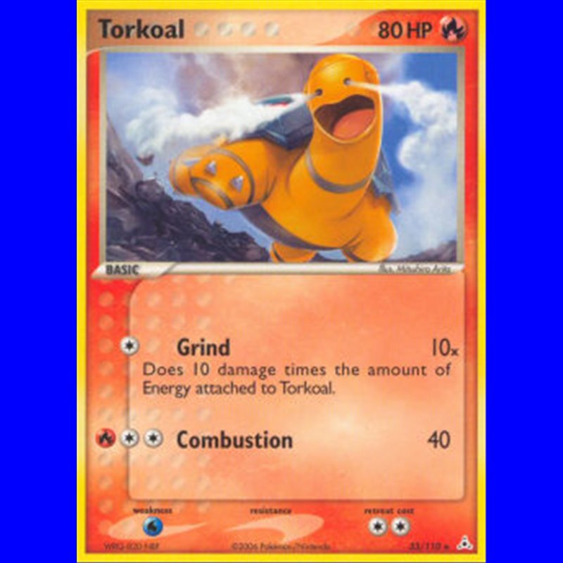 HP 033 - Torkoal - Reverse Holo