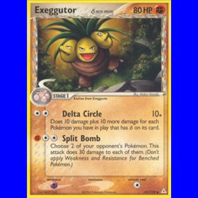 HP 041 - Exeggutor Delta Species - Reverse Holo HP 041 - Exeggutor Delta Species - Reverse Holo