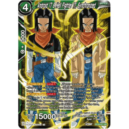 BT20-077 - Android 17 & Hell Fighter 17, Synchronized (V.1) - Sealed