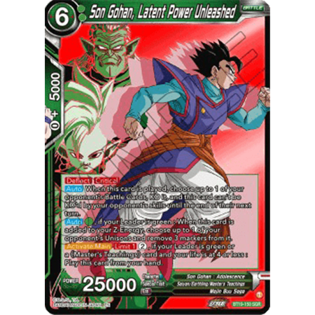 BT19-158 - Son Gohan, Latent Power Unleashed - Foil