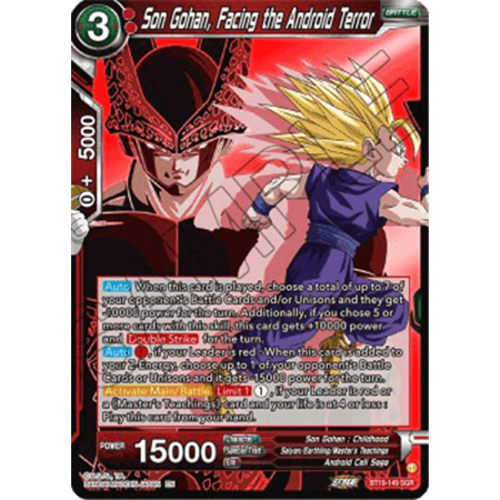 BT19-149 - Son Gohan, Facing the Android Terror