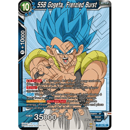P-104 - SSB Gogeta, Frienzied Burst
