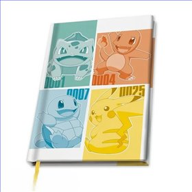 POKEMON - A5 Notebook - Kanto Starters