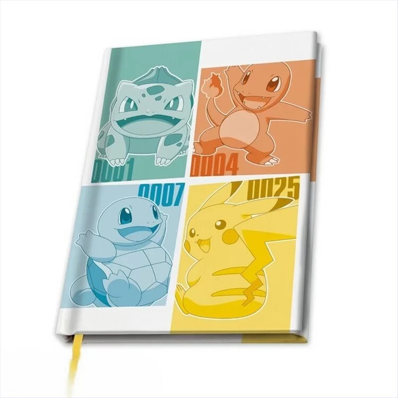 POKEMON - A5 Notebook - Kanto Starters