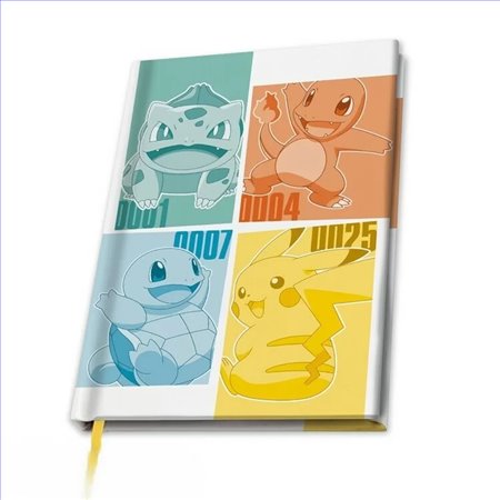 POKEMON - A5 Notebook - Kanto Starters