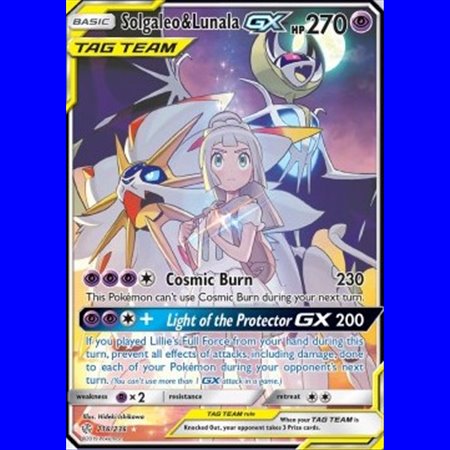 CEC 216 - Solgaleo & Lunala GX