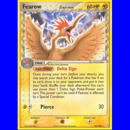 CG 018 - Fearow Delta Species - Reverse Holo