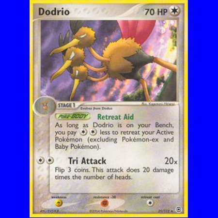 FL 021 - Dodrio - Reverse Holo