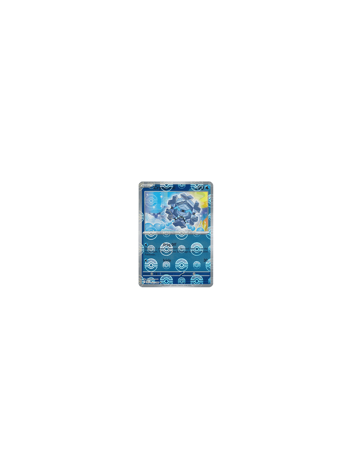 BLK 027 - Cryogonal - PokeBall Reverse Holo