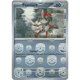 BLK 064 - Pawniard - MasterBall Reverse Holo