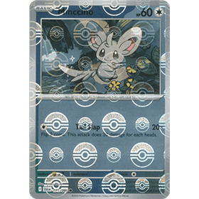 BLK 075 - Minccino - PokeBall Reverse Holo