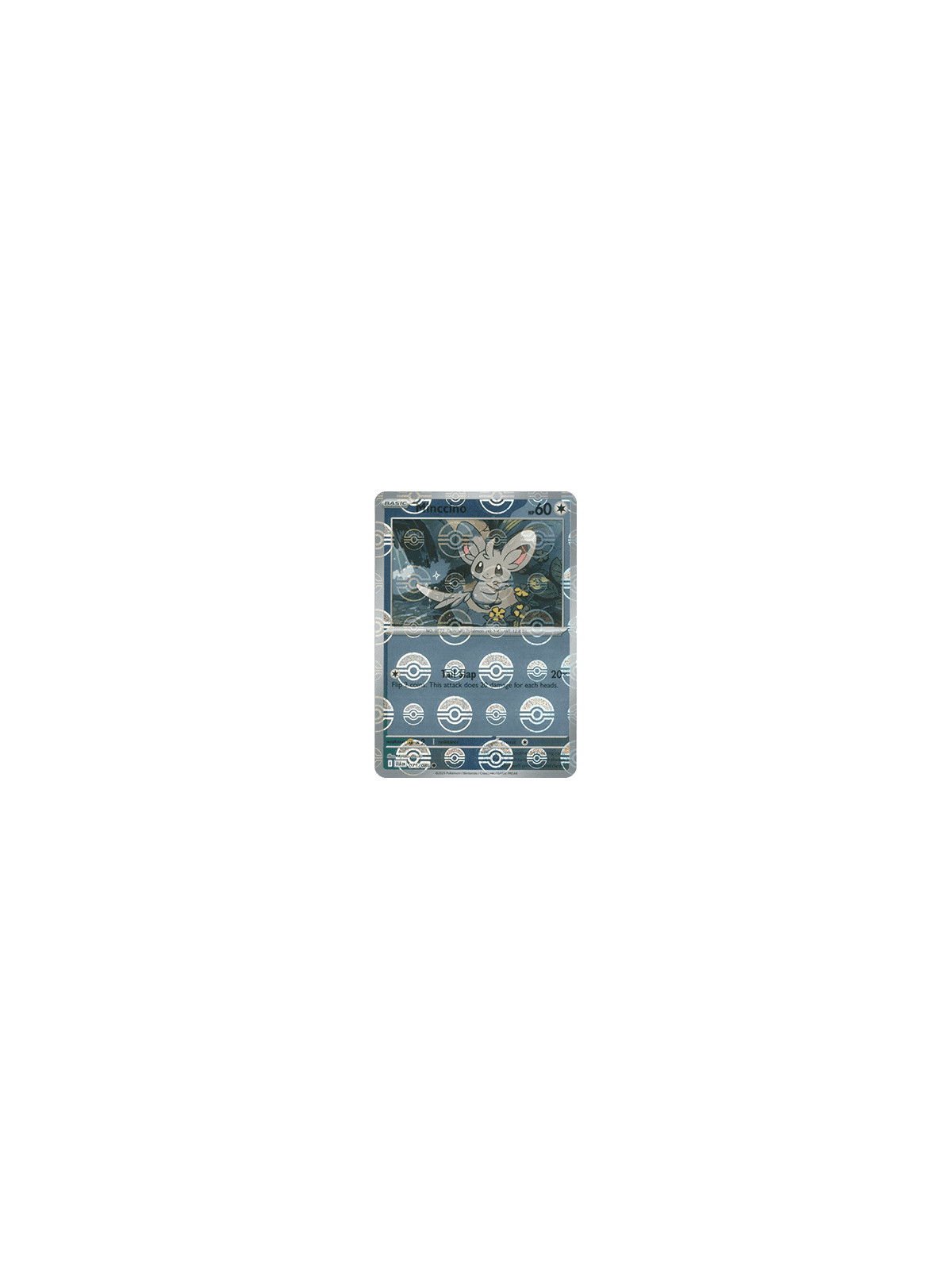 BLK 075 - Minccino - PokeBall Reverse Holo