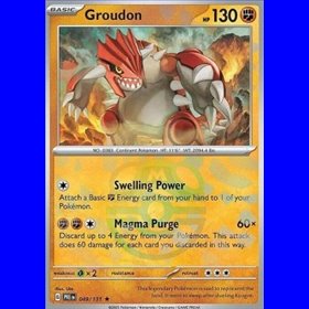 PRE 049 - Groudon - MasterBall Reverse Holo