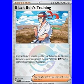 PRE 099 - Black Belt's Training - PokeBall Reverse Holo