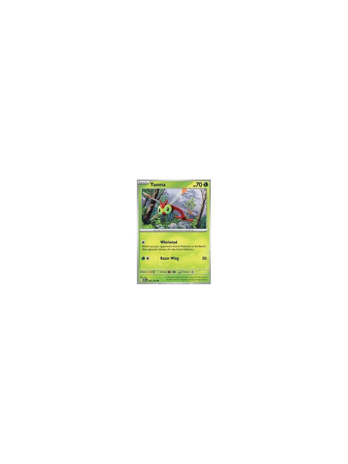 DRI 002 - Yanma - Reverse Holo