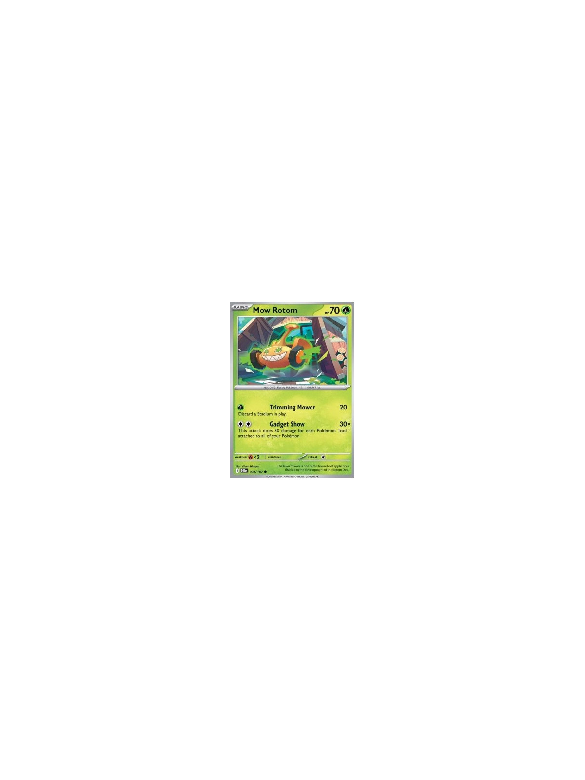 DRI 009 - Mow Rotom - Reverse Holo