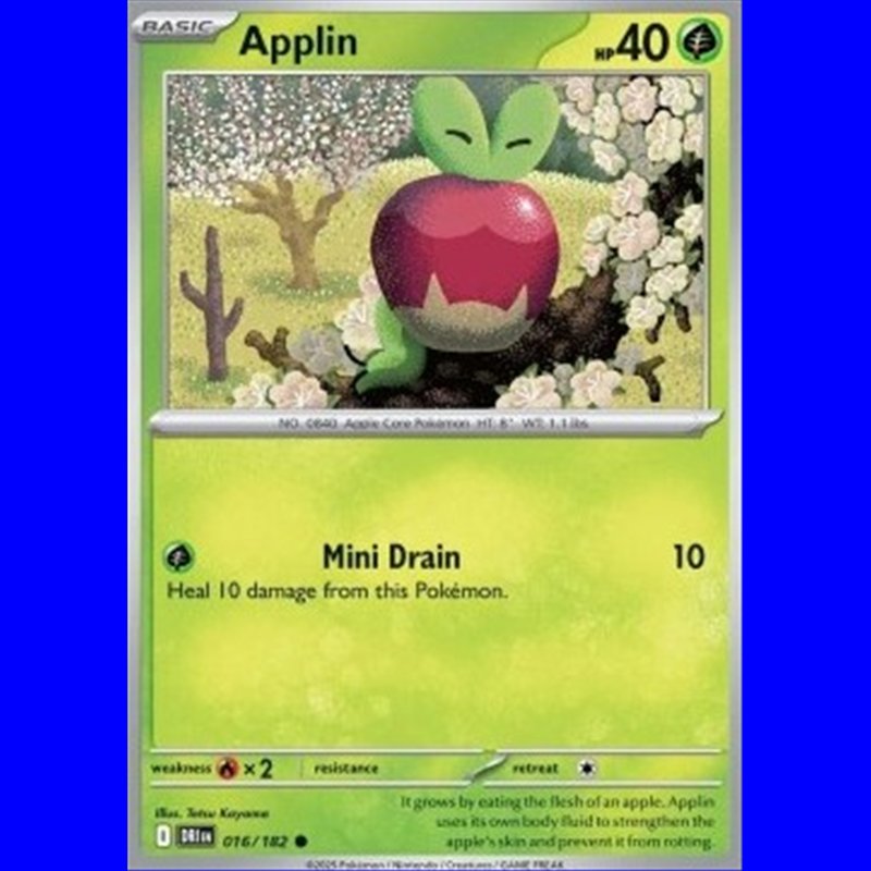 DRI 016 - Applin - Reverse Holo