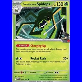 DRI 020 - Team Rocket's Spidops - Holo