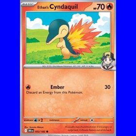 DRI 032 - Ethan's Cyndaquil - Reverse Holo