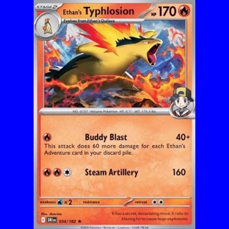 DRI 034 - Ethan's Typhlosion - Holo