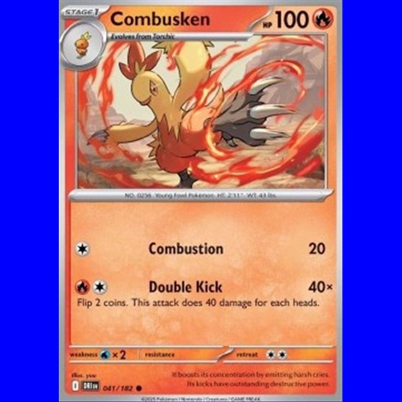 DRI 041 - Combusken - Reverse Holo