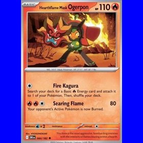 DRI 044 - Hearthflame Mask Ogerpon - Reverse Holo