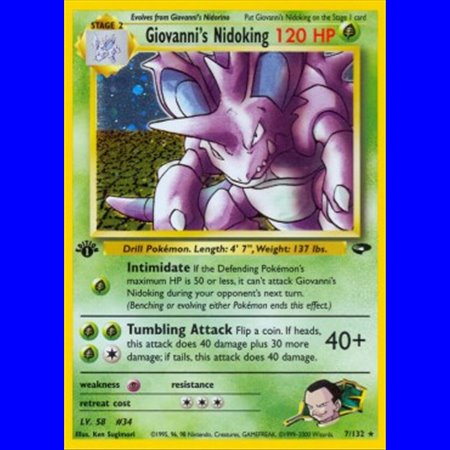 GC 007 - Giovanni's Nidoking - 1st Edition