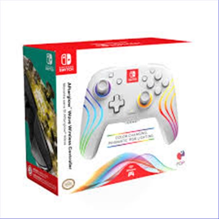 Nintendo Switch Afterglow Wave Wireless Controller White -Origineel-