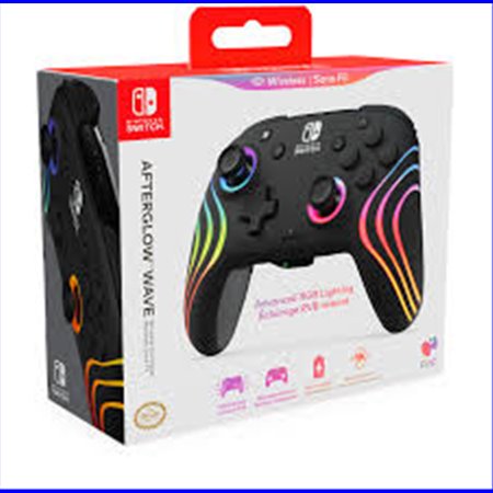 Nintendo Switch Afterglow Wave Wireless Controller Black -Origineel-