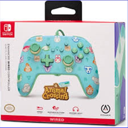 Nintendo Switch Enhanced Wired Controller Animal Crossing -Origineel-