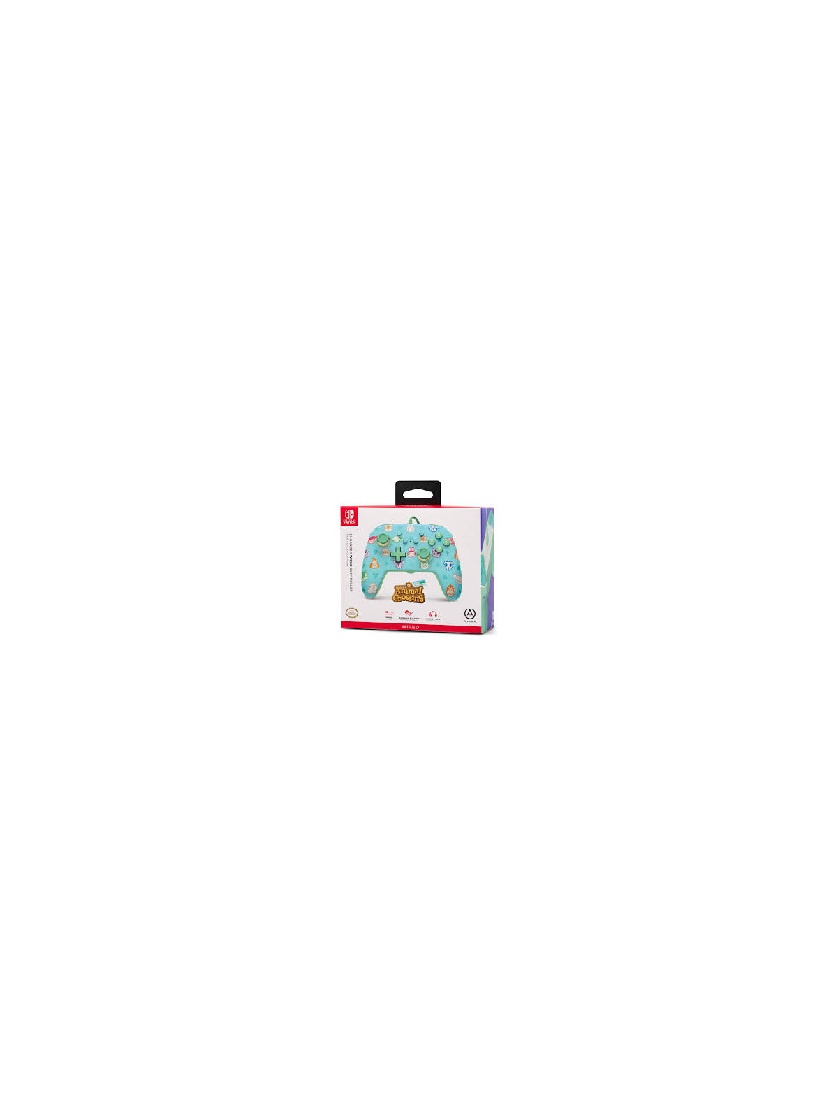 Nintendo Switch Enhanced Wired Controller Animal Crossing -Origineel-