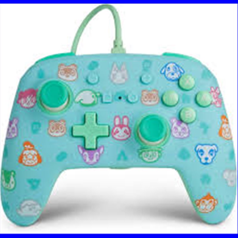 Nintendo Switch Enhanced Wired Controller Animal Crossing -Origineel-