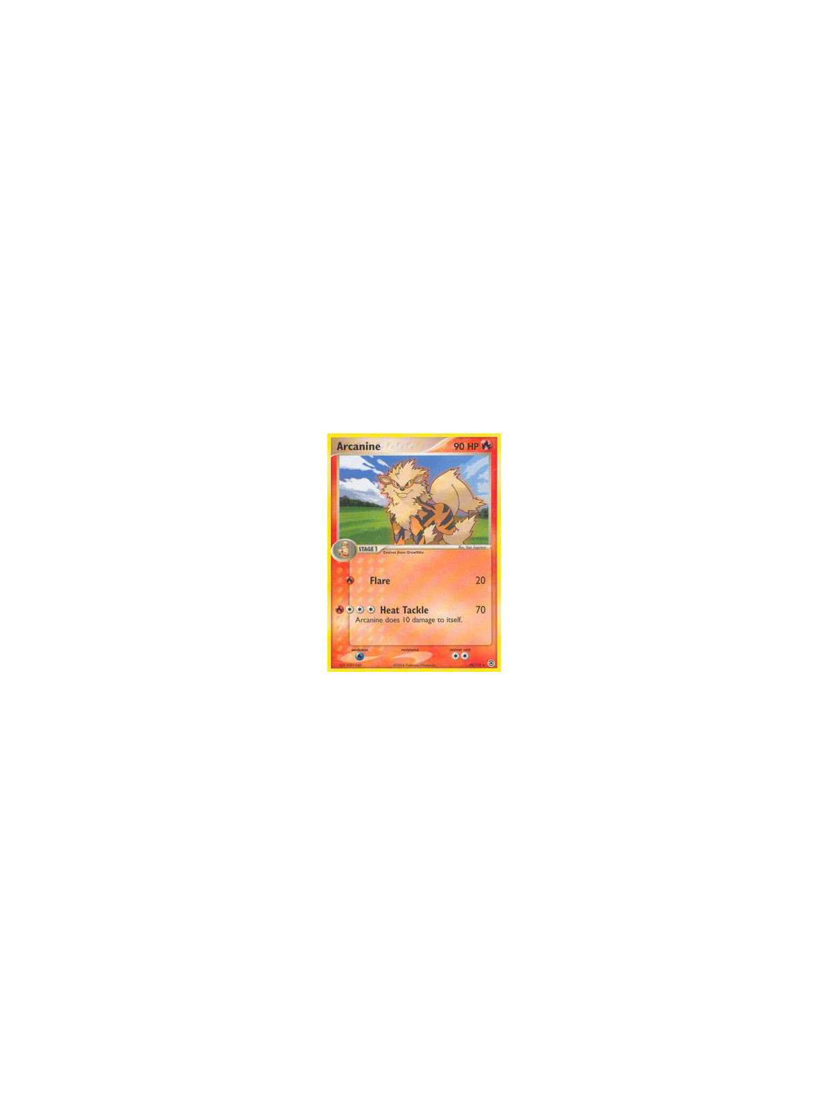 FL 018 - Arcanine - Reverse Holo