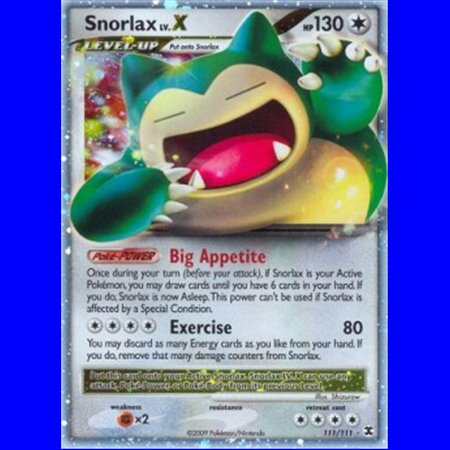 RR 111 - Snorlax LV.X