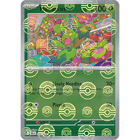 BLK 008 - Maractus - PokeBall Reverse Holo