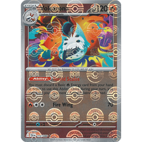 BLK 016 - Volcarona - PokeBall Reverse Holo