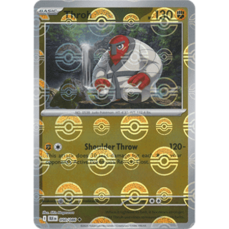 BLK 050 - Throh - PokeBall Reverse Holo