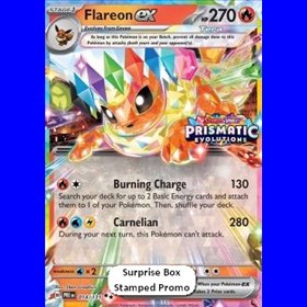 PRE 014 - Flareon ex - Stamped