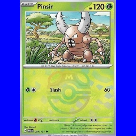 PRE 003 - Pinsir - MasterBall Reverse Holo