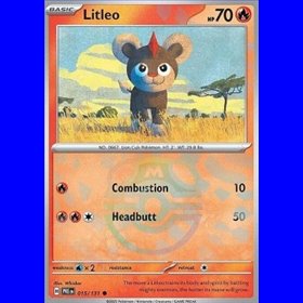 PRE 015 - Litleo - MasterBall Reverse Holo
