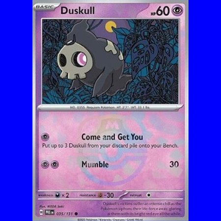 PRE 035 - Duskull - MasterBall Reverse Holo