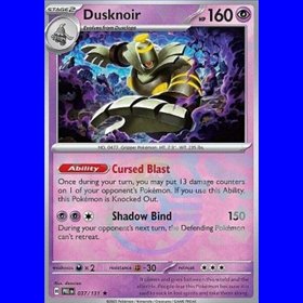PRE 037 - Dusknoir - MasterBall Reverse Holo