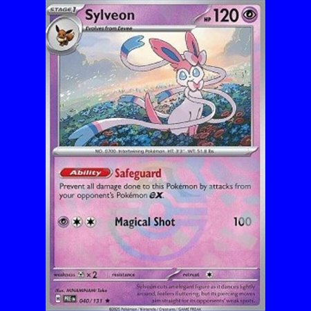 PRE 040 - Sylveon - MasterBall Reverse Holo